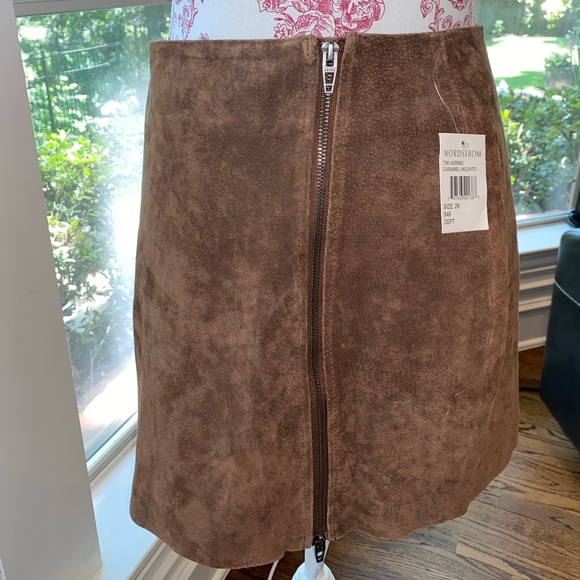 BlankNYcC Suede zip mini skirt - Picture 4 of 4